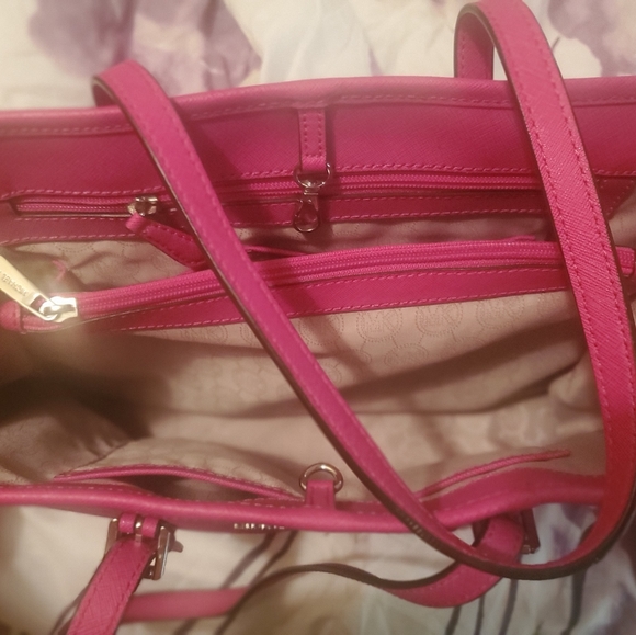 Michael Kors Fuschia Pink Tote - Picture 4 of 4